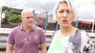 DeutschlandReport - Oda Amelie Big Titted German Blonde Gets Her Old Twat Plowed Rough - AMATEUREURO