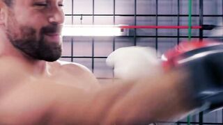Chris and Beau are boxing sparring partners in a bareback sex