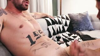 Chris and Beau are boxing sparring partners in a bareback sex