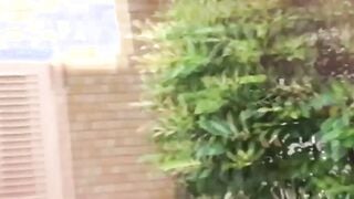 Voyeur outdoor video of young Japanese girls pissing