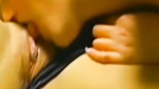 Irresistible vintage dyke making lover cum with toys
