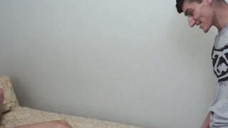 Hunk offers his asshole to his lover for hard raw drilling