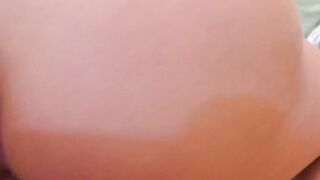 Barely legal sweetie bouncing on seniors cock POV