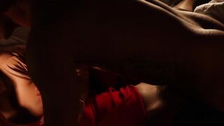 Erotic babes treat lucky guy with passionate threeway