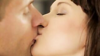 Crazy Hot dark hair Adrianne is ready for a night of passion with her man Alex as they make out in front