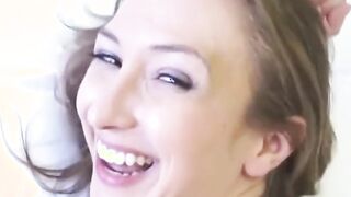 sweet young stepdaughter sucking and fucking big cock in pov
