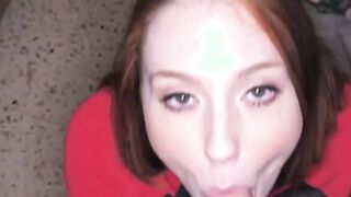 teen gets fucked under christmas tree and is made to squirt