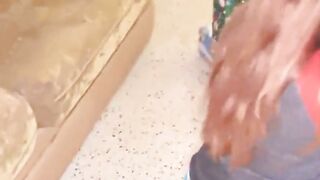 teen gets fucked under christmas tree and is made to squirt
