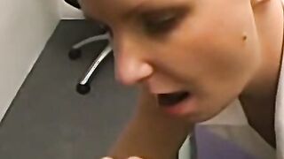 Handsome MILF receives facial after anal cock slamming