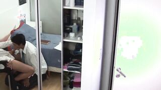 Hairy mature man has raw fucking threesome with twinks