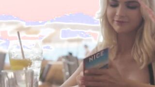 , stunning lika has passionate reunion with boyfriend