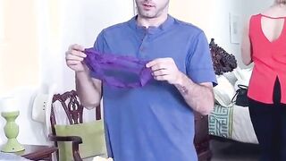 blonde teen catches her stepmom and boyfriend fuc