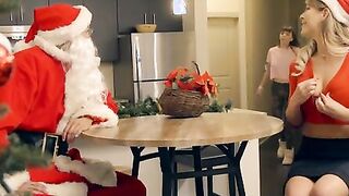 Cherie Deville is ready and waiting for her husband Sebastian Diox, who's dressed as Santa. This sexual elf is eager