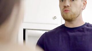 Kyle Mason has an idea for how to get some from his Hot stepsister. He cuts a hole into the