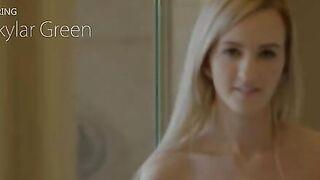 As dirty Cutie blonde Skylar Green dries off from her indulgent tub bath-tub, she smiles into anticipation of gets dirty again when