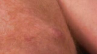 Hairy amateur makes his uncut cock spill warm jizz