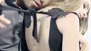 Chad White is a lucky man to have his GF Kimmy Granger going out of her way to super sexy babe herself