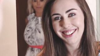 hot blonde stepmom seduces young boyfriend