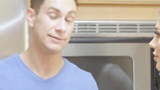 first time threesome is with step mom!