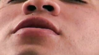 Masculine 22yo takes out his cock and jerks off for the cam