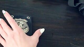 Britney Amber is a hard-nosed cop who doesn't take shit from anyone, including her stepson, Ricky Spanish. She getting her