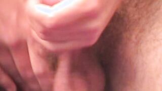 Amateur guy next door jerking it off and spraying cum