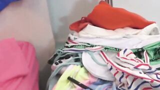 daughter lets stressed out step-dad nut in her