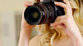 Giselle Palmer has brought Lucas Frost in for a photoshoot. Things start off innocently enough, but as Giselle getting a