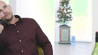 tiny angel gets fucked on christmas