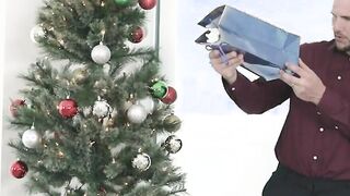 tiny angel gets fucked on christmas