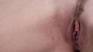 Adorable young blonde strips naked and seduces erotically