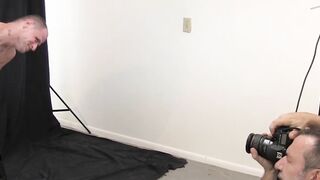 Gay stud shows his stuff before being dicked and cum sprayed