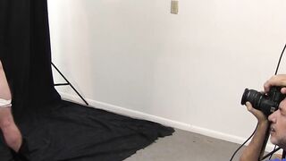 Gay stud shows his stuff before being dicked and cum sprayed