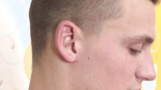 Tattooed jock enjoys footjob and anal play from his masseur