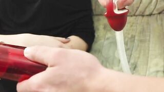 amateur couple tries new toys