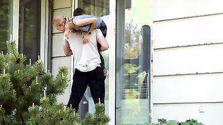 Nancy A. and her husband Martin go for a jog together, although Martin winds up carrying Nancy home. As a