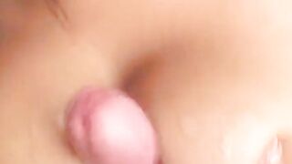 ebony hottie sucks a big white cock
