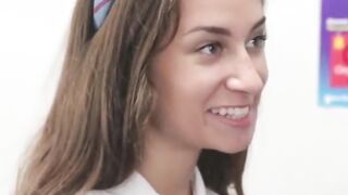 petite high school teen fucked to orgasm by teacher in class