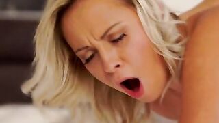 Naomi Nevena is trying on bras to watch how they look hugging her luscious curves, and she can