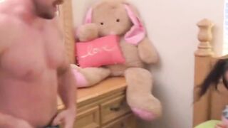 daddy caught petite asian teen fucking her stepbrother