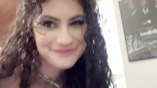 goth curled on huge