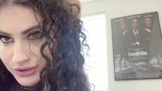 goth curled on huge