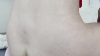 Schoolgirl tbabe Lianna Lawson fingering and dildo drilling