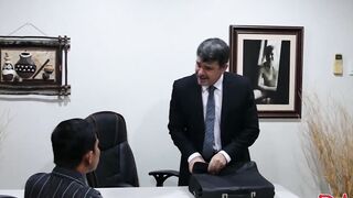 Naughty Daddy invites Asian butt muncher Alex home to play