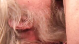 Naughty Santa sucks tasty young balls until happy ending