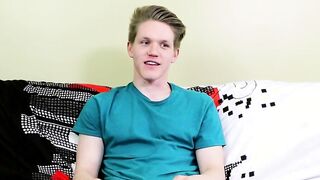 Taylor Tyce gets a naked cock in his ass after an interview