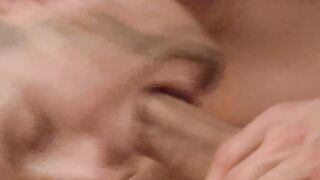 Bareback anal after receiving some hot gay fellatio in bed