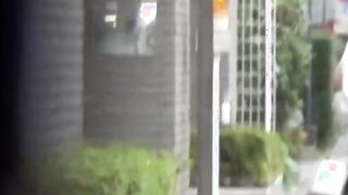 Gorgeous Japanese schoolgirls pee just around the corner