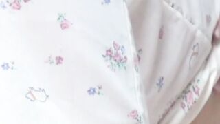 Secret camera films Japanese chick as she masturbates