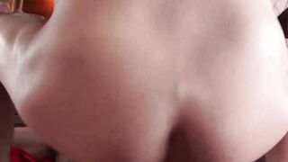 Dude with big nuts drills submissive twink with tight butt
